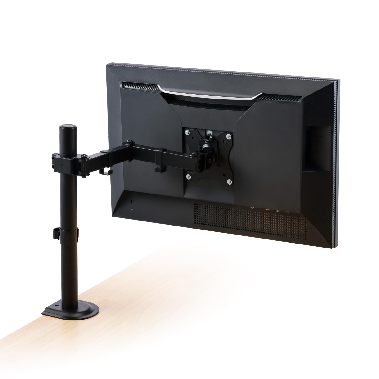 Amazon.co.jp: エレコム モニターアーム ディスプレイアーム シングル